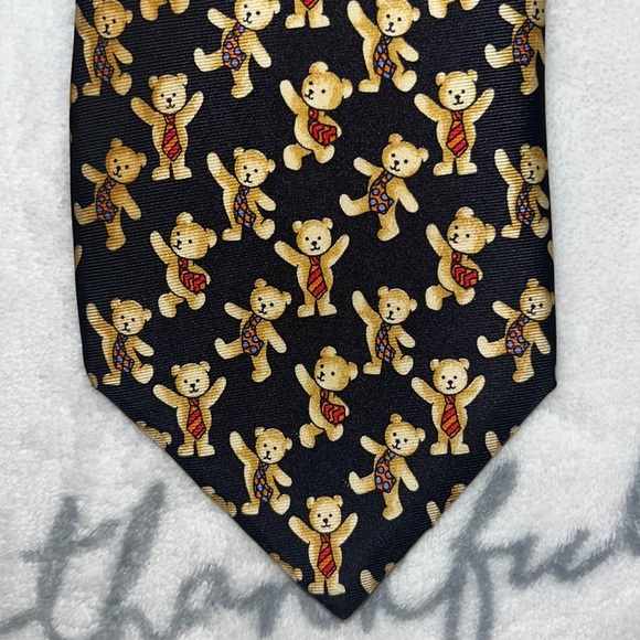 Beaufort Tie Rack Teddy Bear Tie - Picture 1 of 4